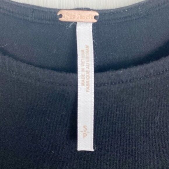 Free People | Long Sleeve Little Black Dress Small - Picture 6 of 6